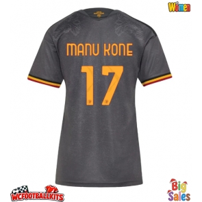 AS Roma Manu Kone #17 Replica Third Stadium Shirt for Women 2026-27 Short Sleeve